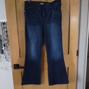 Torrid Dark Blue Flare Jeans